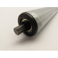 Gravity Conveyer Roller O-ring drive grooves 1.9" Dia x 24" B.F. 7/16" Hex axle