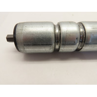 Gravity Conveyer Roller O-ring drive grooves 1.9" Dia x 24" B.F. 7/16" Hex axle