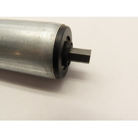 Gravity Conveyer Roller O-ring drive grooves 1.9" Dia x 24" B.F. 7/16" Hex axle