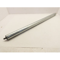Gravity Conveyer Roller O-ring drive grooves 1.9" Dia x 36" B.F. 7/16" Hex axle