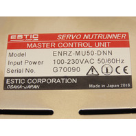 Estic Corp ENRZ-MU50-DNN Master Control Unit Input 100-230VAC