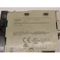 Omron CJ1W-ID261 Digital Input Unit w/ 2 Connectors Rail mount & interlocking