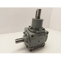 Curtis 214 Right Angle Type F Bevel Gearbox 1:1 Ratio 1" Dia x 2" long Shafts