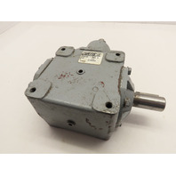 Curtis 214 Right Angle Type F Bevel Gearbox 1:1 Ratio 1" Dia x 2" long Shafts