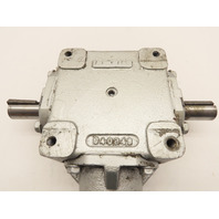 Curtis 214 Right Angle Type D or E Bevel Gearbox 1:1 Ratio 3-1" Dia  Shafts