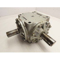 Curtis 412M Right Angle Type C Bevel Gearbox 1:1 Ratio 1-1/4" Dia x 2.5" Shafts
