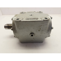 Curtis 412M Right Angle Type C Bevel Gearbox 1:1 Ratio 1-1/4" Dia x 2.5" Shafts