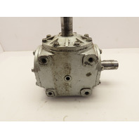 Curtis 412M Right Angle Type C Bevel Gearbox 1:1 Ratio 1-1/4" Dia x 2.5" Shafts