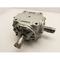 Curtis 412M Right Angle Type C Bevel Gearbox 1:1 Ratio 1-1/4" Dia x 2.5" Shafts