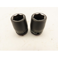 1/2 Inch Sq. Dr. 6 Point Impact Duty Socket 17 Mm w/Surface Drive Snap Clip Hold