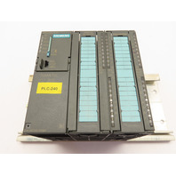 Siemens Simatic 1P 6ES7 314-6CF00-0AB0 Industrial PLC Controller S7 w/mount rail