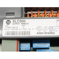Allen Bradley 1746-OW16 SLC 500 Output Module Ser C Relay