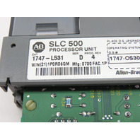 Allen Bradley 1747-L531 31XD04302B14 SLC 500 Ser-D FRN14 Processor Unit CPU Keys