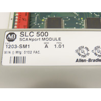 Allen Bradley 1203-SM1 Ser-A SLC 500 FRN 1.01 Scanport Module (3) Channels