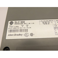 Allen Bradley SLC 500 1746-L40A Processor Unit 40 I/O & (2) Slot Expansion Rack