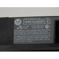 Allen Bradley 194R-NJ060P3 Ser B Fusible Disconnect Switch w/ Extended Handle