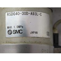 SMC RSDG40-30D RSG series stopper cylinder with 40mm bore 30mm stroke