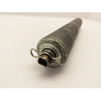 Lot-2 Gravity Conveyor Rollers 1-1/2"OD 10-1/2"BF 0.465" Round Axle Galvanized