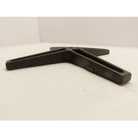 Industrial Cast Iron Lamp T-Base 14x14" 6.6LB 3/4-10 thread in the center