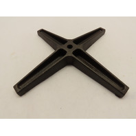 Industrial Cast Iron Lamp T-Base 14x14" 6.6LB 3/4-10 thread in the center