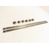 DualVee linear guide system 2-18" rails and 6 Linear Vee Groove Guide Wheels