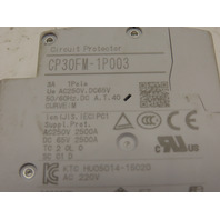 Fuji Electric CP30FM-1P003  Circuit Protector 3A 1P 250VAC 65VDC