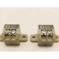 Omron DRS1-T 	Terminating Resistor Block Lot of (2)