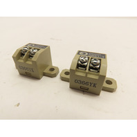 Omron DRS1-T 	Terminating Resistor Block Lot of (2)