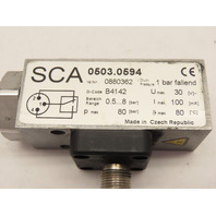 SCA 0503.0594 PRESSURE SWITCH 1/4" NPTF 0.5 to 8 bar 7 to 116 Psi