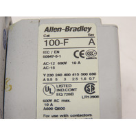 100-C12Z*10 AB Ser A Contactor 24V DC Coil w/ 100-F Aux Contact Block 24VDC Coil