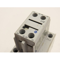 100-C12Z*10 AB Ser A Contactor 24V DC Coil w/ 100-F Aux Contact Block 24VDC Coil
