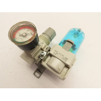 SMC Air Dryer & Regulator w/ Mount Bracket 1/4"NPT