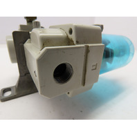 SMC Air Dryer & Regulator w/ Mount Bracket 1/4"NPT