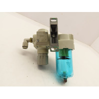 SMC Air Dryer & Regulator w/ Mount Bracket 1/4"NPT