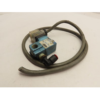 Mac 113B-611JC CLSF Solenoid Air Valve w/pigtail wire 24VDC 150PSI