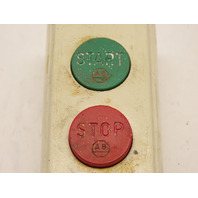 Allen Bradley 800-2SA Ser L Momentary Push Button Switch Station Box Start/Stop