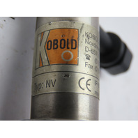 Kobold NV-5201 NV LEVEL SWITCH SIDE MOUNT STAINLESS STEEL 1" FLOAT LENGTH