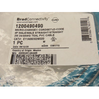 BradConnectivity 1200490490 MicroChange Cord 4P Male/Male Straight/Straight 2M