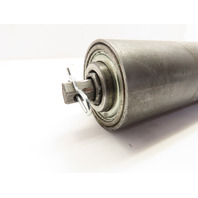 2" x 24" Heavy Duty Gravity Conveyor Rollers Ball Bearing 7/16" Hex Axle