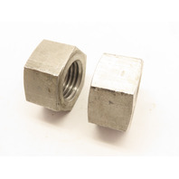Lot of 2   1-1/2"-6TPI SS Stainless Steel Hex Nut