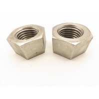 Lot of 2   1-1/2"-6TPI SS Stainless Steel Hex Nut