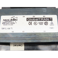 Micron GlobalTRAN Control Transformer 250VA PRI: 208/230/460V; SEC: 24/115V