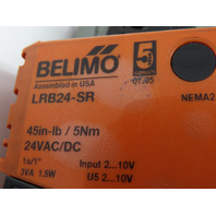 Belimo B215+LRB24-SR Control Valve Actuator 24v  1/2" NPT 2'Cord w/ 8'Extension