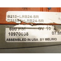 Belimo B215+LRB24-SR Control Valve Actuator 24v  1/2" NPT 2'Cord w/ 8'Extension