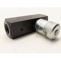 Parker F400S Hydraulic  Inline Flow Control Valve 1/4" NPT