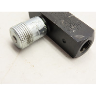 Parker F400S Hydraulic  Inline Flow Control Valve 1/4" NPT