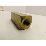 Parker C600B Hydraulic  Inline Check Valve 3/8" NPT Brass