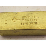 Parker C600B Hydraulic  Inline Check Valve 3/8" NPT Brass