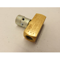 Parker HYDRAULIC FLOW VALVE 2000PSI 1/4"NPT Brass N400B/11GN NIB