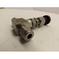 Whitey SS-21RS4 316 Stainless Steel Needle Valve 3000 PSI 1/4" Tube compression